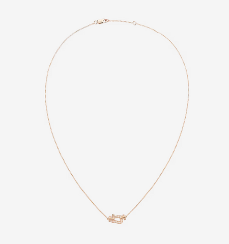 [Clover Jewelry]FORCE 10 DIAMOND PINK GOLD NECKLACE MINI MODEL