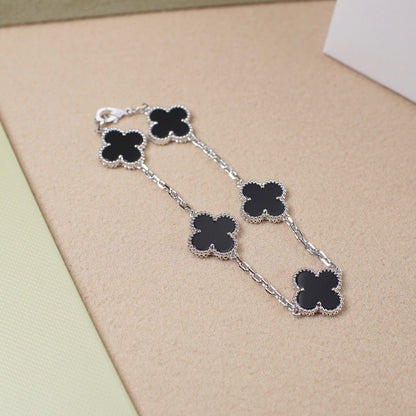 [Clover Jewelry] CLOVER 5 MOTIF ONYXS BRACELET COLLECTION