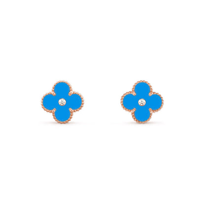 [CLOVER JEWELRY]CLOVER  15MM DIAMOND EARRINGS COLLECTION