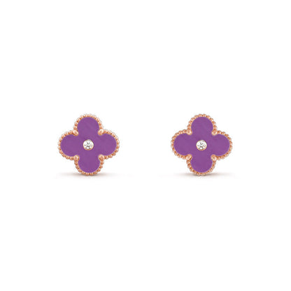 [CLOVER JEWELRY]CLOVER  15MM DIAMOND EARRINGS COLLECTION
