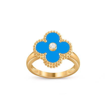 [CLOVER JEWELRY]CLOVER DIAMOND RING GOLD COLLECTION