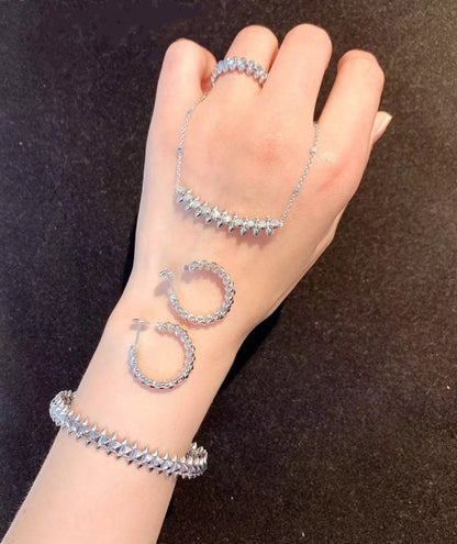 [CLOVER JEWELRY]CLASH SILVER BRACELET