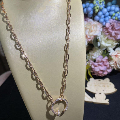 [Clover Jewelry]JUSTE NECKLACE DIAMONDS