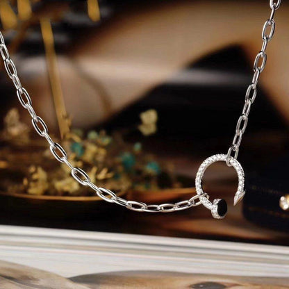 [Clover Jewelry]JUSTE NECKLACE DIAMONDS