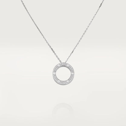 [Clover Jewelry]LOVE NECKLACE ADJUSTABLE SILVER