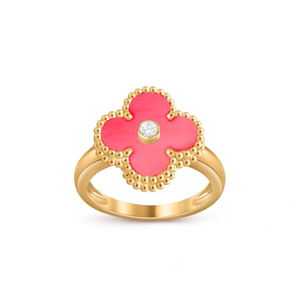 [CLOVER JEWELRY]CLOVER DIAMOND RING GOLD COLLECTION