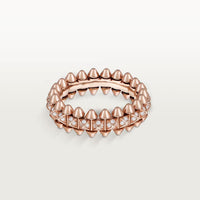 [Clover Jewelry]CLASH 6.4MM SMALL FULL DIAMOND RING