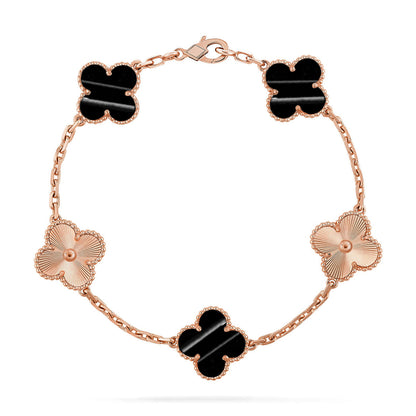 [CLOVER JEWELRY] CLOVER 5 MOTIF PULSAR STONE BRACELET COLLECTION