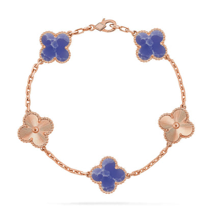 [Clover Jewelry]CLOVER 5 MOTIF BLUE VEINS BRACELET COLLECTION