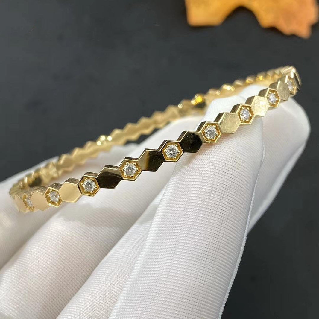 [CLOVER JEWELRY]BEE LOVE GOLD DIAMOND BRACELET