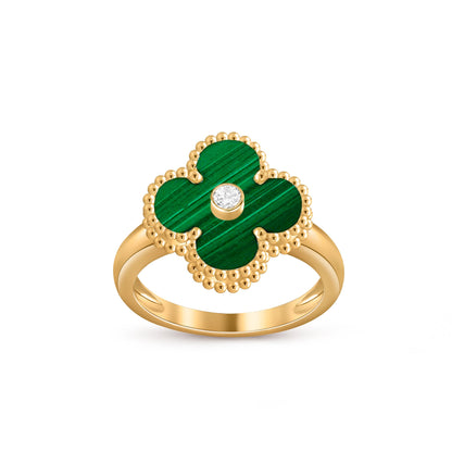 [CLOVER JEWELRY]CLOVER DIAMOND RING GOLD COLLECTION