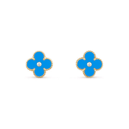 [CLOVER JEWELRY]CLOVER  15MM DIAMOND EARRINGS COLLECTION