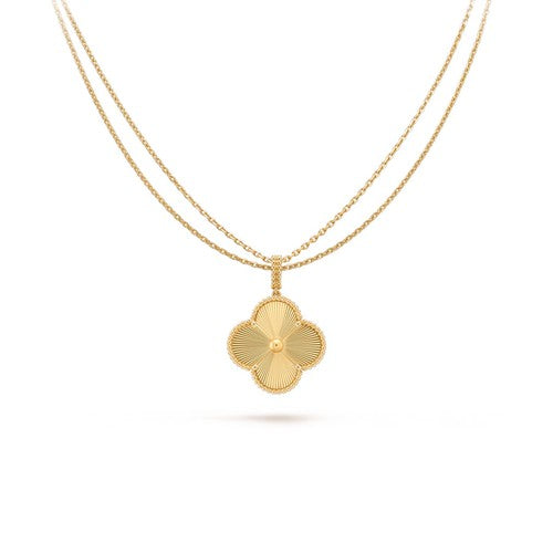 [CLOVER JEWELRY]CLOVER 25MM PEDANT NECKLACE GOLD