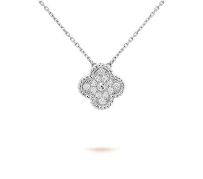 [CLOVER JEWELRY]CLOVER 15MM NECKLACE SILVER COLLECTION