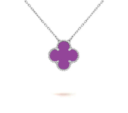 [CLOVER JEWELRY]CLOVER 15MM NECKLACE SILVER COLLECTION
