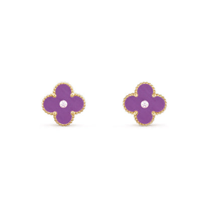 [CLOVER JEWELRY]CLOVER  15MM DIAMOND EARRINGS COLLECTION