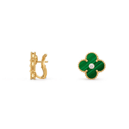 [CLOVER JEWELRY]CLOVER 15MM MOP DIAMOND EARRINGS COLLECTION
