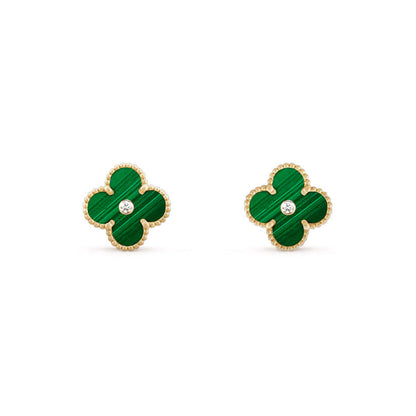 [CLOVER JEWELRY]CLOVER  15MM DIAMOND EARRINGS COLLECTION