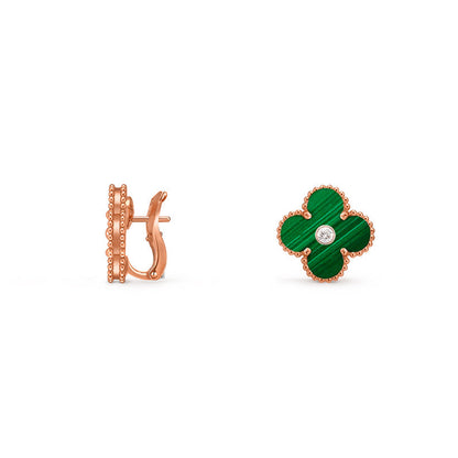 [CLOVER JEWELRY]CLOVER 15MM MOP DIAMOND EARRINGS COLLECTION