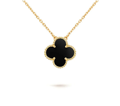 [CLOVER JEWELRY]CLOVER 15MM SINGLE FLOWER NECKLACE COLLECTION