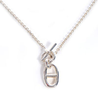 [Clover Jewelry]HM CHAINE D'ANCRE PENDANT NECKLACE STERLING SILVER