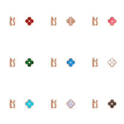 [CLOVER JEWELRY]CLOVER 15MM MOP DIAMOND EARRINGS COLLECTION