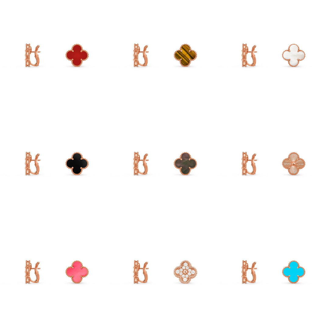 [CLOVER JEWELRY]CLOVER 15MM MOP EARRINGS COLLECTION