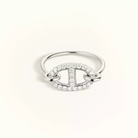 [Clover Jewelry]RONDE SMALL SILVER DIAMOND RING