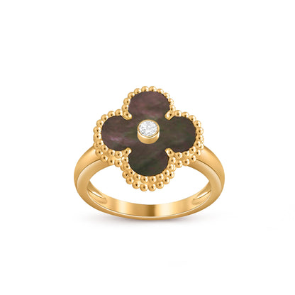 [CLOVER JEWELRY]CLOVER DIAMOND RING GOLD COLLECTION