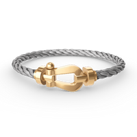 [CLOVER JEWELRY]FORCE LARGE HORSESHOE NO DIAMOND BRACELET GOLD