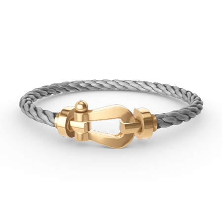 [CLOVER JEWELRY]FORCE LARGE HORSESHOE NO DIAMOND BRACELET GOLD
