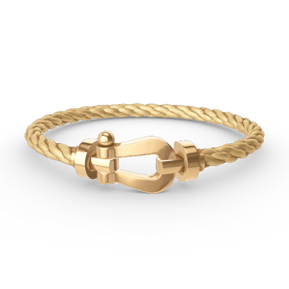 [CLOVER JEWELRY]FORCE LARGE HORSESHOE NO DIAMOND BRACELET GOLD
