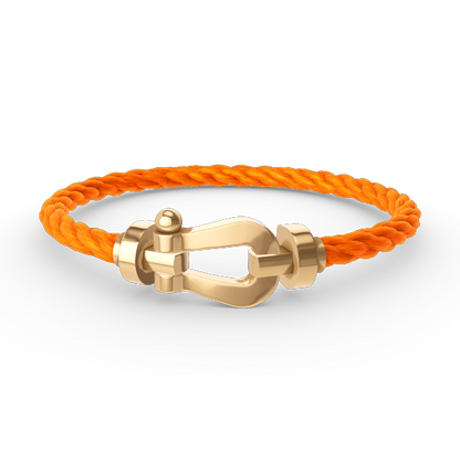 [CLOVER JEWELRY]FORCE LARGE HORSESHOE NO DIAMOND BRACELET GOLD