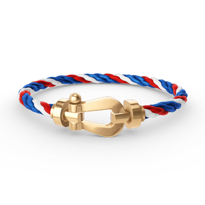 [CLOVER JEWELRY]FORCE LARGE HORSESHOE NO DIAMOND BRACELET GOLD