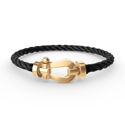 [CLOVER JEWELRY]FORCE LARGE HORSESHOE NO DIAMOND BRACELET GOLD