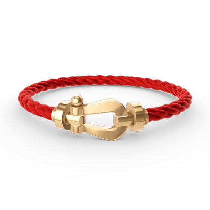 [CLOVER JEWELRY]FORCE LARGE HORSESHOE NO DIAMOND BRACELET GOLD