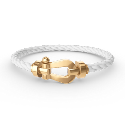 [CLOVER JEWELRY]FORCE LARGE HORSESHOE NO DIAMOND BRACELET GOLD