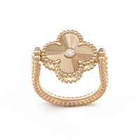 [Clover Jewelry]CLOVER RIVERSIBLE ROSE GOLD RING