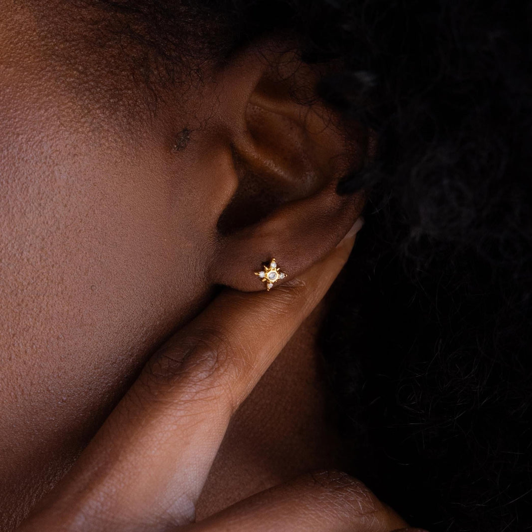 Starburst Flat Back Studs
