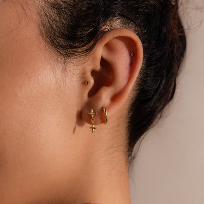 Star Drop Flatback Studs