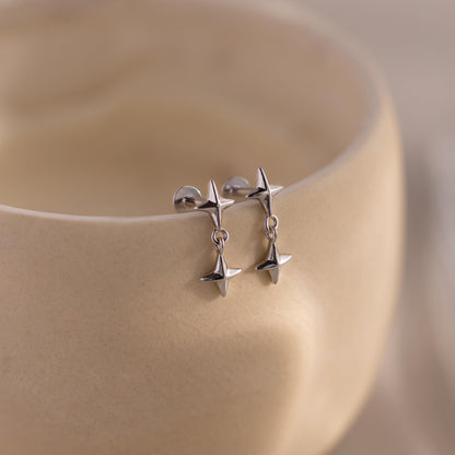 Star Drop Flatback Studs