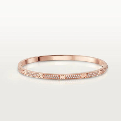 [Clover Jewelry]LOVE BRACELET 3.65MM DIAMOND-PAVED