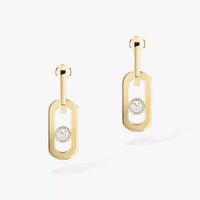 [Clover Jewelry] So Move XL Diamond Hoop Earring