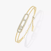 [Clover Jewelry] Move Classique pavé bracelet