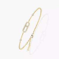 [Clover Jewelry]Move Uno Diamond Bracelet