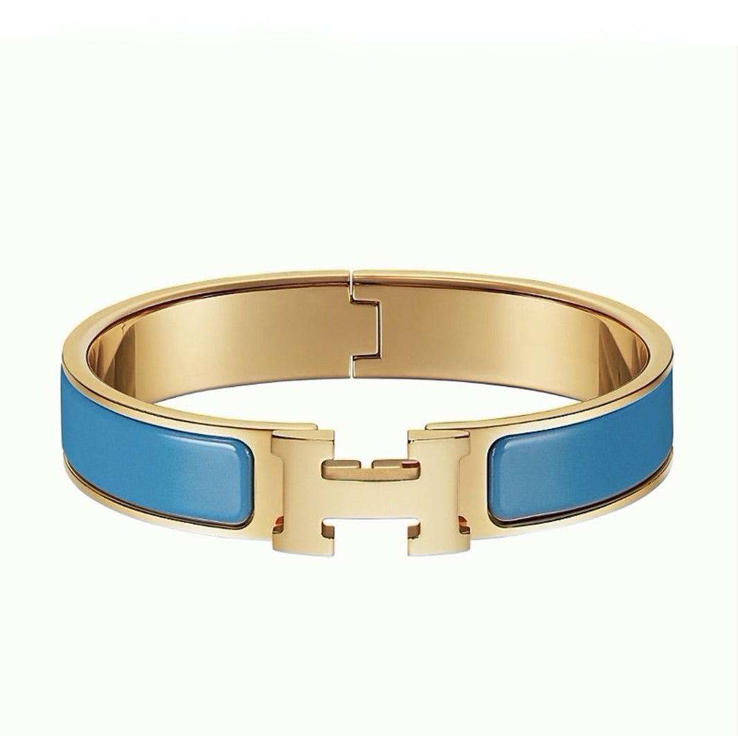 [Clover Jewelry]H BRACELET TURQUOISE 12MM