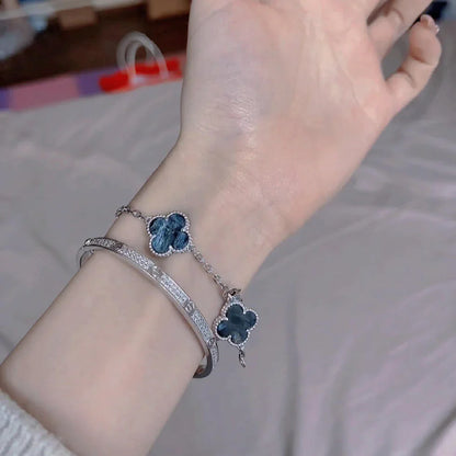 [Clover Jewelry]CLOVER 5 MOTIF PIETERSITE BRACELET COLLECTION