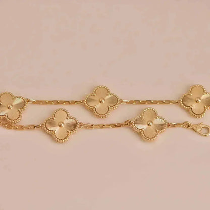 [CLOVER JEWELRY] CLOVER 5 MOTIF LASER BRACELET COLLECTION