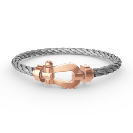 [Clover Jewelry]FORCE LARGE HORSESHOE NO DIAMOND BRACELET ROSE GOLD