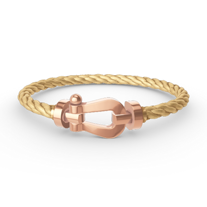 [Clover Jewelry]FORCE LARGE HORSESHOE NO DIAMOND BRACELET ROSE GOLD